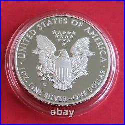 USA 2011 W ONE DOLLAR 1oz. 999 SILVER PROOF EAGLE complete USA 2011 W ONE DOLLAR 1oz. 999 SILVER PROOF EAGLE complete