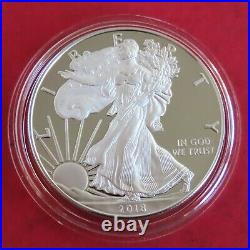 USA 2018 W ONE DOLLAR 1oz. 999 SILVER PROOF EAGLE