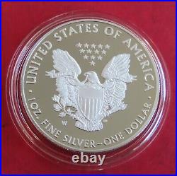 USA 2018 W ONE DOLLAR 1oz. 999 SILVER PROOF EAGLE