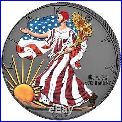 USA 4 x 1 Dollar 2017 Silver Eagle 4 Jahreszeiten Satz 4 x 1 Oz Silber ST