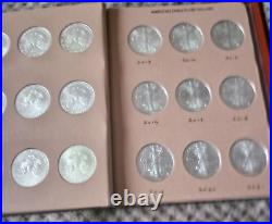 USA Full Date Run of Silver Eagles 1986-2021 In Dansco Folder 36 Troy Oz