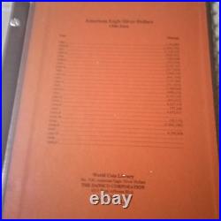 USA Full Date Run of Silver Eagles 1986-2021 In Dansco Folder 36 Troy Oz