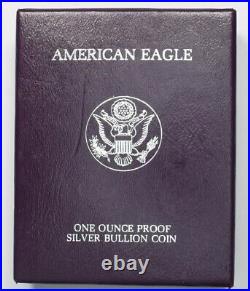 US 1986-S Dollar Silver Eagle PROOF 1oz BL0195 combine shipping