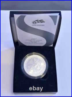 US 2007 American Eagle One Ounce, 0.999 Silver. Uncirculated West Point Mint US 2007 American Eagle One Ounce, 0.999 Silver. Uncirculated West Point Mint