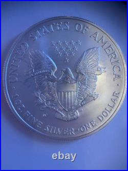 US 2007 American Eagle One Ounce, 0.999 Silver. Uncirculated West Point Mint US 2007 American Eagle One Ounce, 0.999 Silver. Uncirculated West Point Mint