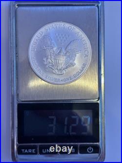 US 2007 American Eagle One Ounce, 0.999 Silver. Uncirculated West Point Mint US 2007 American Eagle One Ounce, 0.999 Silver. Uncirculated West Point Mint