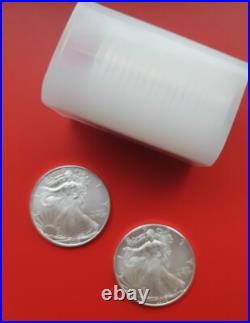 US Silver Eagle $1 Dollar Coin Brilliant Uncirculated, 20 Coins, over 620 grams