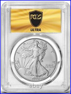 Ultra Breaks HEATWAVE SP 70 Burnished 1 Oz Silver Eagle SEALED! Most Gold Chase