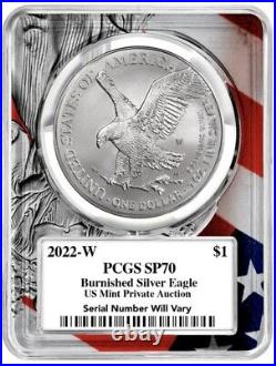 Ultra Breaks HEATWAVE SP 70 Burnished 1 Oz Silver Eagle SEALED! Most Gold Chase