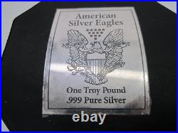Uncirculated 2014 American Eagles 1 TROY POUND Silver Dollar Coins BOXED NICE