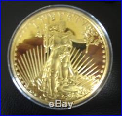 Washington Mint 8oz 999 Fine Silver Gold Half-Pound Silver Eagle 2005 Box & COA